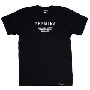 ENEMIES Brand Judge T-Shirt Black Tee Shirt